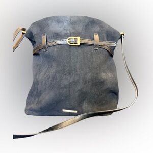 House of Harlow 1960 Black faux Suede Handbag